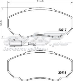 Гальмівні колодки 4163602410 JP GROUP
