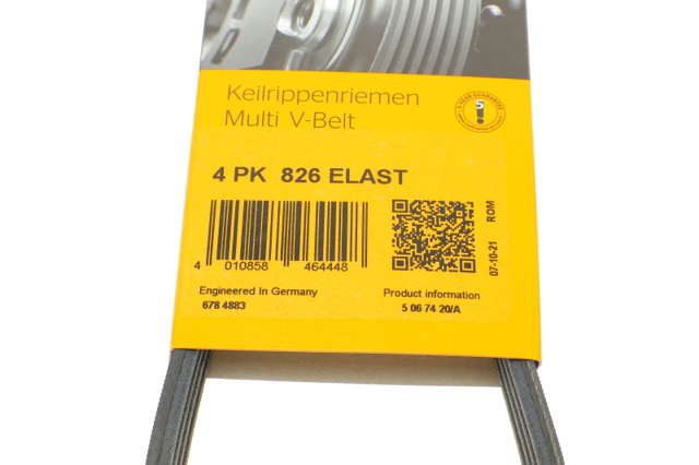 Поліклиновий ремінь 4PK826ELAST CONTINENTAL