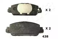 Колодки гальмівні передні, дискові 5004438 ASHIKA