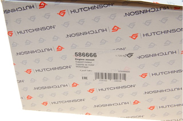 Права опора двигуна 586666 HUTCHINSON