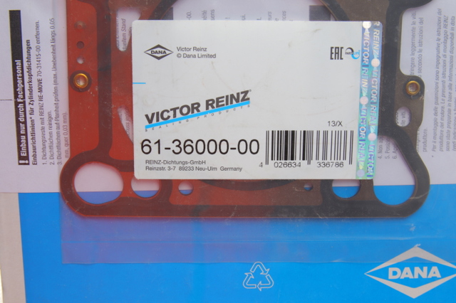 Прокладка головки блока циліндрів (ГБЦ) 613600000 VICTOR REINZ