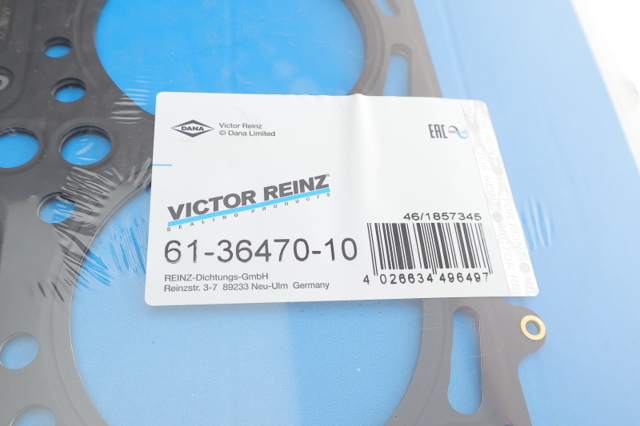 Прокладка головки блоку циліндрів (ГБЦ), ліва 613647010 VICTOR REINZ