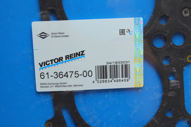 Прокладка головки блоку циліндрів (ГБЦ), права 613647500 VICTOR REINZ