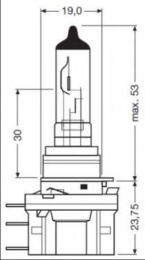 Лампочка галогенна 64176 OSRAM