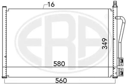 Конденсер 667007 ERA