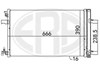 Радіатор системи охолодження кондиціонера 667053 ERA