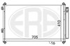 Радіатор системи охолодження кондиціонера 667057 ERA