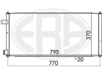Конденсер 667091 ERA