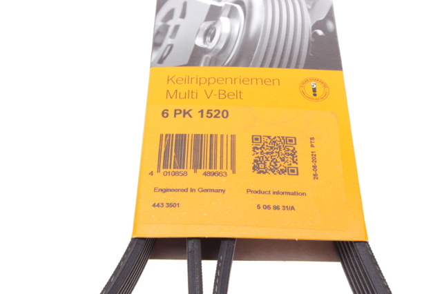 Клиновий ремінь 6PK1520 CONTINENTAL