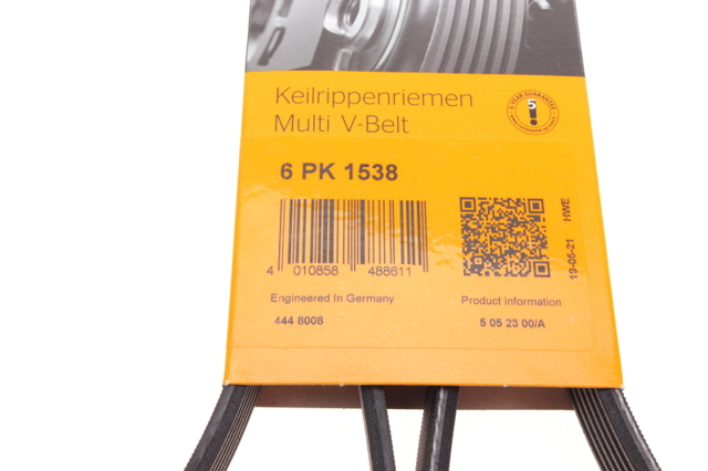 Клиновий ремінь 6PK1538 CONTINENTAL