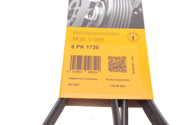 Ремінь кондиціонера 6PK1720 CONTINENTAL