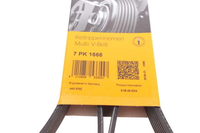 Клиновий ремінь 7PK1666 CONTINENTAL