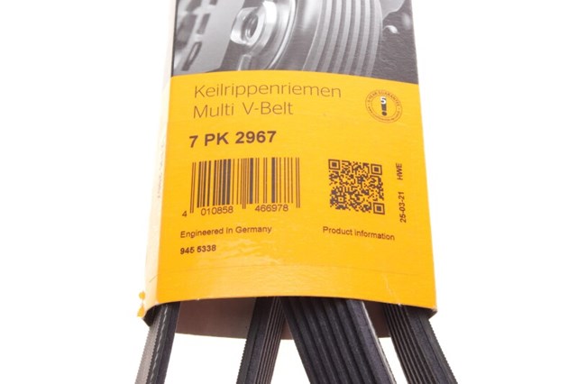 Ремінь приводний, агрегатів 7PK2967 CONTINENTAL