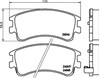 Колодки гальмівні дискові комплект 8DB355011141 HELLA