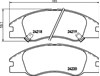 Колодки гальмівні дискові комплект 8DB355012041 HELLA