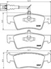 Задні колодки 8DB355013841 HELLA