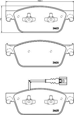Дискові гальма 8DB355014981 HELLA