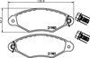 Колодки гальмівні передні, дискові 8DB355019311 HELLA