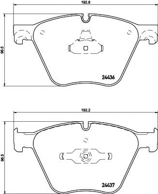 Тормозні колодки 8DB355020121 HELLA
