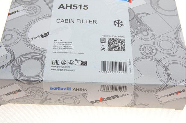 Фільтр пиловий AH515 PURFLUX
