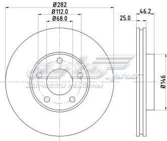 Ротор гальмівний BG3199 DELPHI