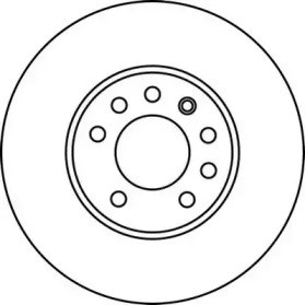 Диск переднього гальма BG3713C DELPHI