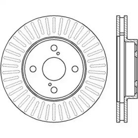 Гальмо дискове переднє BG3734 DELPHI
