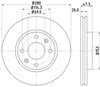 Гальмо дискове переднє BG4013 DELPHI