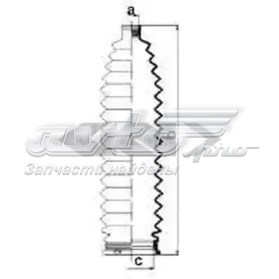 Пильник рульової тяги D9338C AUTOFREN
