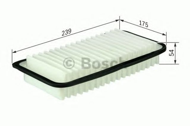 Елемент повітряного фільтра F026400114 BOSCH
