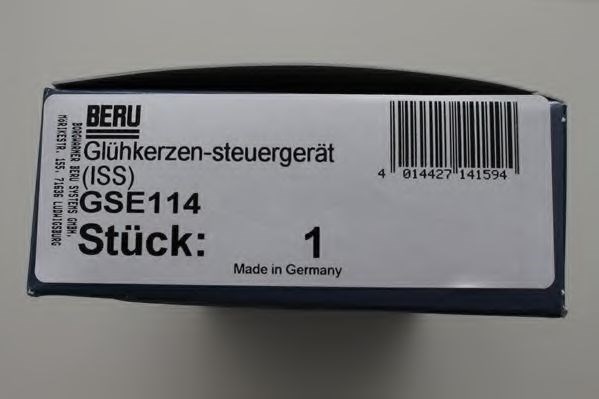 Реле свічок накалу GSE114 BERU