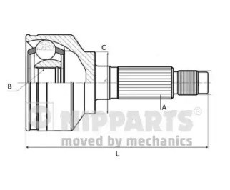 ШРУС зовнішній J2828015 NIPPARTS