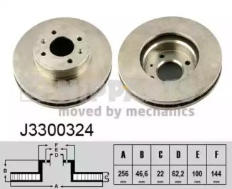 Ротор гальмівний J3300324 NIPPARTS