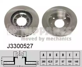 Ротор гальмівний J3300527 NIPPARTS
