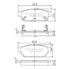 Колодки гальмові задні, дискові J3615004 NIPPARTS