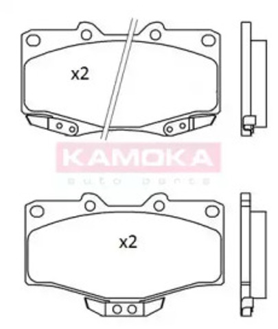 Тормозні колодки JQ101184 KAMOKA