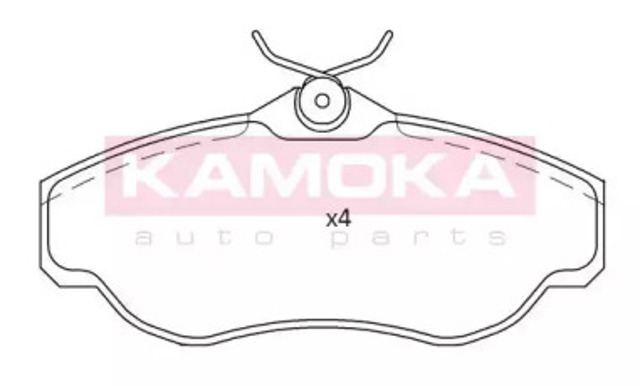 Гальмівні колодки JQ101190 KAMOKA