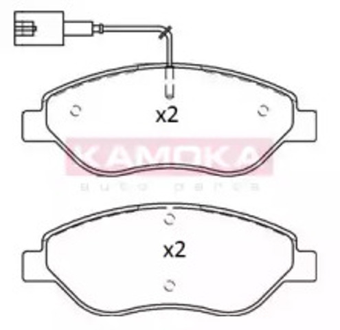 Колодки передні JQ101199 KAMOKA