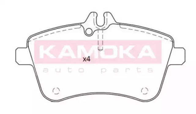 Колодки передні JQ101207 KAMOKA