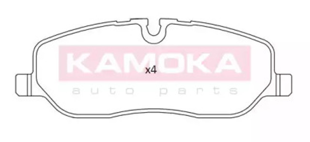 Колодки гальмівні дискові комплект JQ101209 KAMOKA