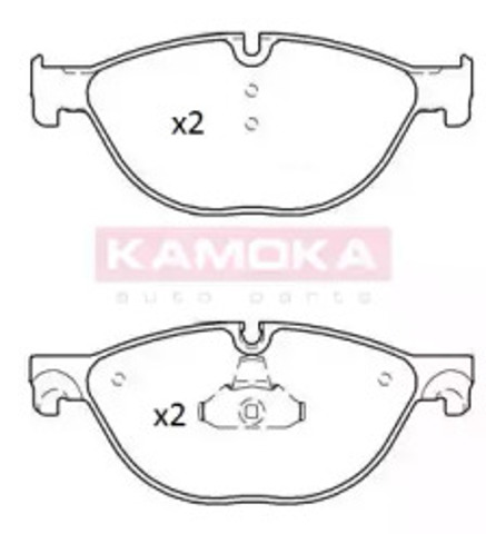 Колодки гальмівні передні, дискові JQ101236 KAMOKA