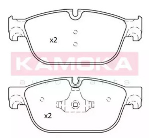 Колодки гальмівні передні, дискові JQ101244 KAMOKA