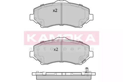 Колодки гальмівні дискові комплект JQ101274 KAMOKA