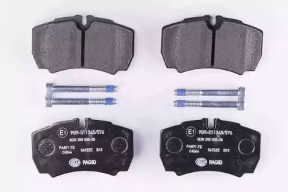 Колодки на гальмо задній дисковий JQ1012810 KAMOKA