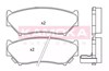 Колодки гальмівні передні, дискові JQ101312 KAMOKA
