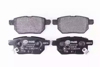 Комплект задніх колодок JQ1018084 KAMOKA