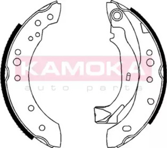 Гальма робочі задні ножні і гальмівні барабани JQ202046 KAMOKA