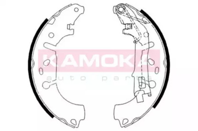 Гальма робочі задні ножні і гальмівні барабани JQ202058 KAMOKA