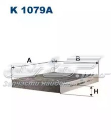 Повітряний фільтр салону K1079A FILTRON