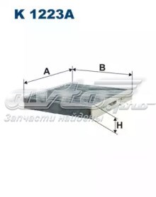 Повітряний фільтр салону K1223A FILTRON
